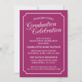 CLASSY CHIC ELEGANT GRADUTY INVITATION PARTI (Devant)