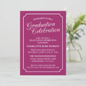 CLASSY CHIC ELEGANT GRADUTY INVITATION PARTI (Debout devant)