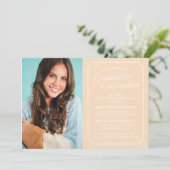 CLASSY CHIC ELEGANT GRADUTY INVITATION PARTI (Debout devant)