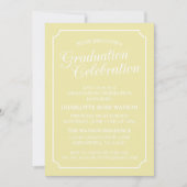 CLASSY CHIC ELEGANT GRADUTY INVITATION PARTI (Devant)