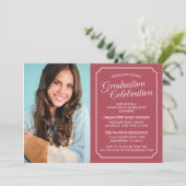 CLASSY CHIC ELEGANT GRADUTY INVITATION PARTI (Debout devant)