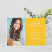 CLASSY CHIC ELEGANT GRADUTY INVITATION PARTI (Debout devant)