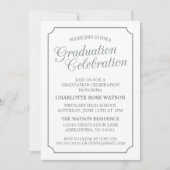 CLASSY CHIC ELEGANT GRADUTY INVITATION PARTI (Devant)