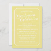 CLASSY CHIC ELEGANT GRADUTY INVITATION PARTI (Devant)