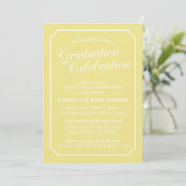 CLASSY CHIC ELEGANT GRADUTY INVITATION PARTI (Debout devant)