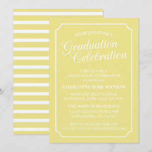 CLASSY CHIC ELEGANT GRADUTY INVITATION PARTI