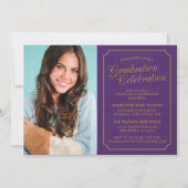 CLASSY CHIC ELEGANT GRADUTY INVITATION PARTI (Devant)