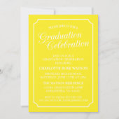 CLASSY CHIC ELEGANT GRADUTY INVITATION PARTI (Devant)