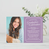 CLASSY CHIC ELEGANT GRADUTY INVITATION PARTI (Debout devant)