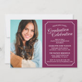 CLASSY CHIC ELEGANT GRADUTY INVITATION PARTI (Devant)