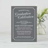 CLASSY CHIC ELEGANT GRADUTY INVITATION PARTI (Debout devant)