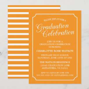 CLASSY CHIC ELEGANT GRADUTY INVITATION PARTI