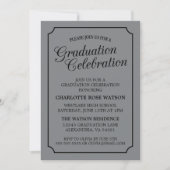 CLASSY CHIC ELEGANT GRADUTY INVITATION PARTI (Devant)