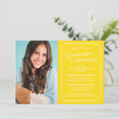 CLASSY CHIC ELEGANT GRADUTY INVITATION PARTI (Debout devant)