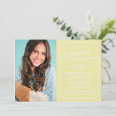 CLASSY CHIC ELEGANT GRADUTY INVITATION PARTI (Debout devant)