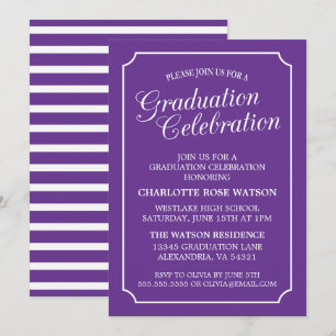 CLASSY CHIC ELEGANT GRADUTY INVITATION PARTI