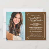 CLASSY CHIC ELEGANT GRADUTY INVITATION PARTI (Devant)