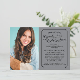CLASSY CHIC ELEGANT GRADUTY INVITATION PARTI