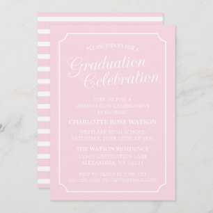 CLASSY CHIC ELEGANT GRADUTY INVITATION PARTI
