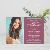CLASSY CHIC ELEGANT GRADUTY INVITATION PARTI (Debout devant)