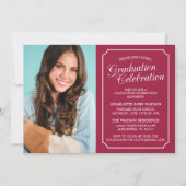 CLASSY CHIC ELEGANT GRADUTY INVITATION PARTI (Devant)