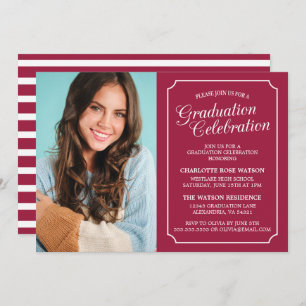 CLASSY CHIC ELEGANT GRADUTY INVITATION PARTI