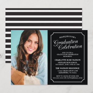 CLASSY CHIC ELEGANT GRADUTY INVITATION PARTI
