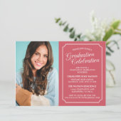 CLASSY CHIC ELEGANT GRADUTY INVITATION PARTI (Debout devant)