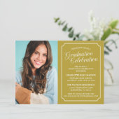 CLASSY CHIC ELEGANT GRADUTY INVITATION PARTI (Debout devant)