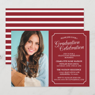 CLASSY CHIC ELEGANT GRADUTY INVITATION PARTI