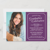 CLASSY CHIC ELEGANT GRADUTY INVITATION PARTI (Devant)