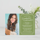 CLASSY CHIC ELEGANT GRADUTY INVITATION PARTI (Debout devant)