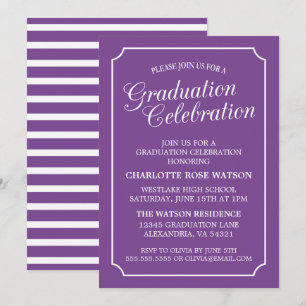 CLASSY CHIC ELEGANT GRADUTY INVITATION PARTI