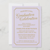 CLASSY CHIC ELEGANT GRADUTY INVITATION PARTI (Devant)