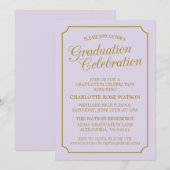 CLASSY CHIC ELEGANT GRADUTY INVITATION PARTI (Devant / Derrière)