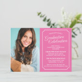 CLASSY CHIC ELEGANT GRADUTY INVITATION PARTI (Debout devant)
