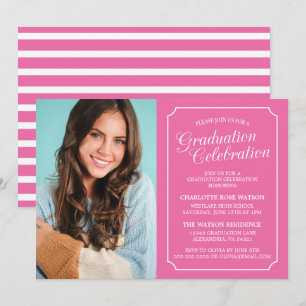 CLASSY CHIC ELEGANT GRADUTY INVITATION PARTI