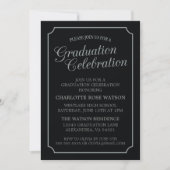 CLASSY CHIC ELEGANT GRADUTY INVITATION PARTI (Devant)