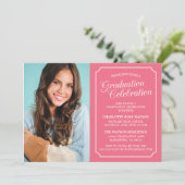 CLASSY CHIC ELEGANT GRADUTY INVITATION PARTI (Debout devant)