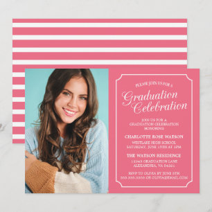 CLASSY CHIC ELEGANT GRADUTY INVITATION PARTI
