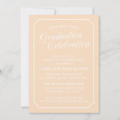 CLASSY CHIC ELEGANT GRADUTY INVITATION PARTI (Devant)