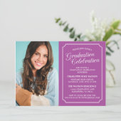 CLASSY CHIC ELEGANT GRADUTY INVITATION PARTI (Debout devant)