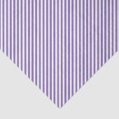 Classy Chic Lavendel Violet White Stripes Patroon Tissuepapier (Detail)