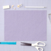 Classy Chic Lavendel Violet White Stripes Patroon Tissuepapier (Craft)
