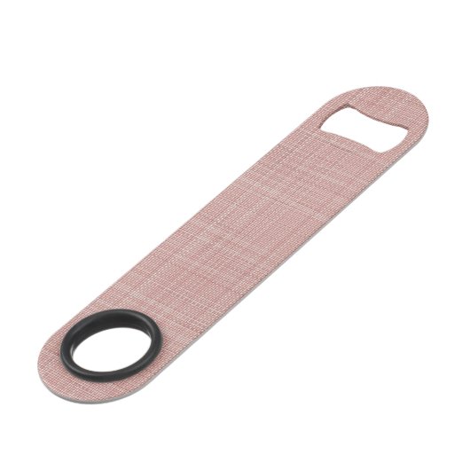 Classy Chic Light Mauve Roze Weave Patroon Speed Flessenopener (Achterkant Gekanteld)