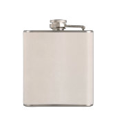 Classy chic pearl geluk shamrock gepersonaliseerd heupfles (Achterkant)