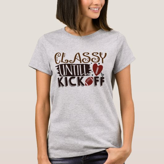 Classy Chick tot Kickoff T-shirt (Voorkant)