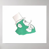Classy Chimpansee Poster (Voorkant)