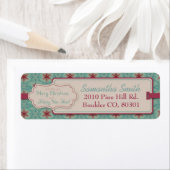 Classy Christmas Return-label Etiket (Insitu)