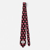 Classy Class Monogram Apple Pattern-leraar Stropdas (Voorkant)